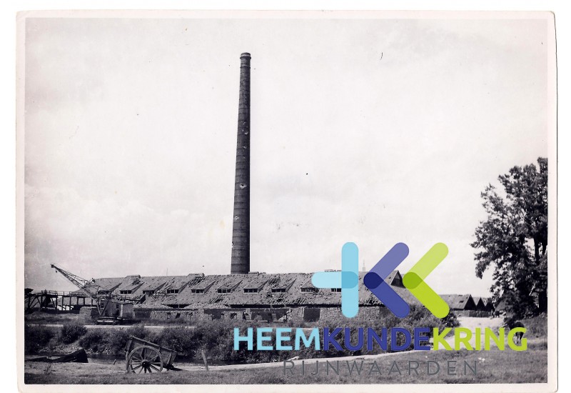 Pannerden Steenfabriek de Kijfwaard Oost 1945 Coll. J.van Ingen